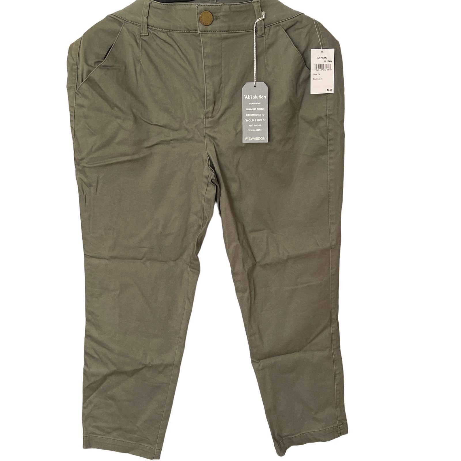 Wit&Wisdom "Ab"Solution Pants Nwt